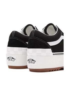 Sneaker Vans Old Skool gestapelt Schwarz für Damen