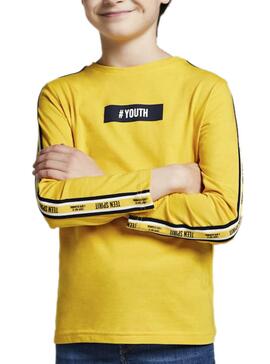 T-Shirt Mayoral Goldbänder Gelb für Junge