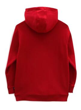 Sweatshirt Vans Easy Logo Rot für Junge