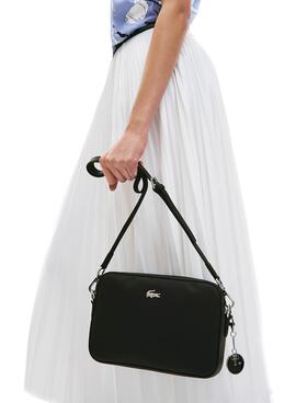 Tasche Lacoste Square Crossover Schwarz Für Damen