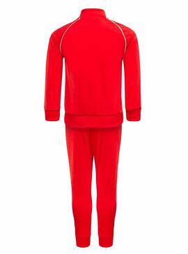 Trainingsanzug Adidas Adicolor SST Rot für Junges
