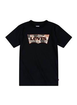 T-Shirt Levis Camo Schwarz für Junge