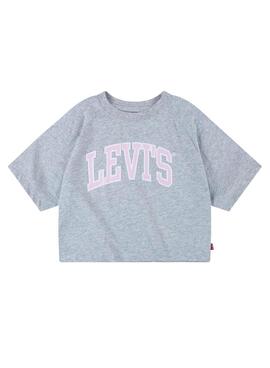 T-Shirt Levis University Grau für Mädchen