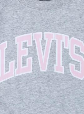 T-Shirt Levis University Grau für Mädchen