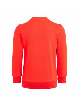 Trainingsanzug Adidas Crew-Set Rot für Mädchen