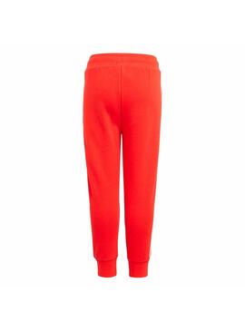 Trainingsanzug Adidas Crew-Set Rot für Mädchen