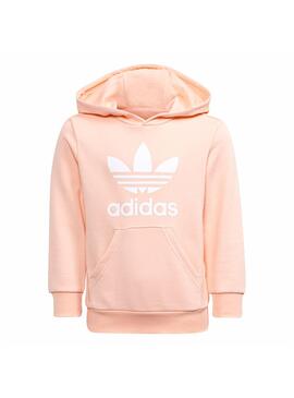 Trainingsanzug Adidas Hoodie Adicolor Rosa für Mädchen