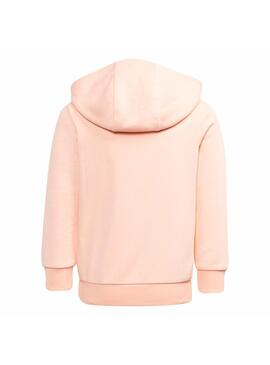 Trainingsanzug Adidas Hoodie Adicolor Rosa für Mädchen