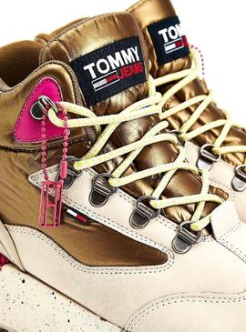 Botines Tommy Jeans Metallic für Damen