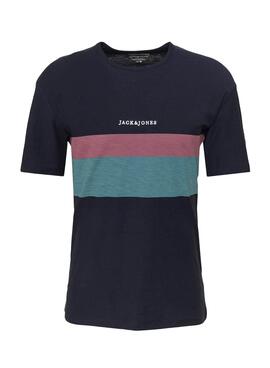 T-Shirt Jack Jones Clay Marineblau für Herren