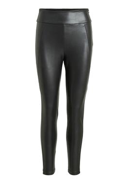 Leggings Vila Vinnis Coated Schwarz für Damen