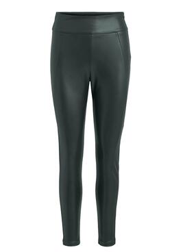 Leggings Vila Vinnis Coated Grün für Damen