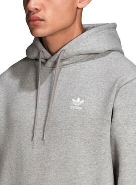 Sweatshirt Adidas Essential Trefoil Hoody Grau
