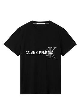 T-Shirt Calvin Klein Institut Schwarz für Herren