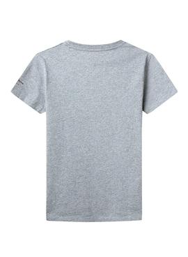 T-Shirt Pepe Jeans Art New Grau für Junge