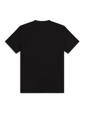 T-Shirt Fred Perry Ringer Schwarz für Herren