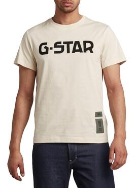 T-Shirt G-Star Raw Beige für Herren