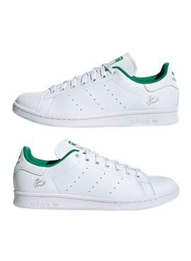 Sneaker Adidas Stan Smith Weiss und Grün