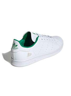 Sneaker Adidas Stan Smith Weiss und Grün