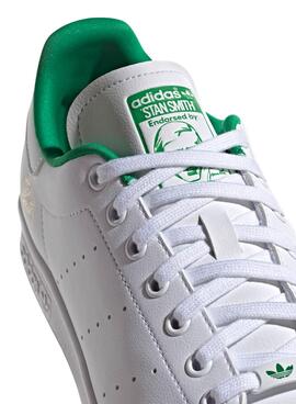 Sneaker Adidas Stan Smith Weiss und Grün