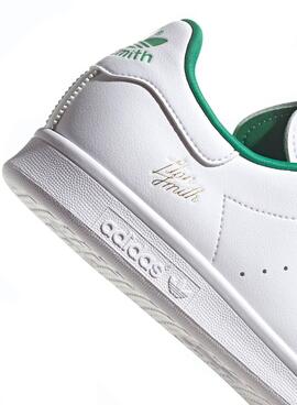 Sneaker Adidas Stan Smith Weiss und Grün