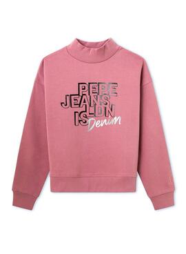 Sweatshirt Pepe Jeans Donna Rosa für Mädchen