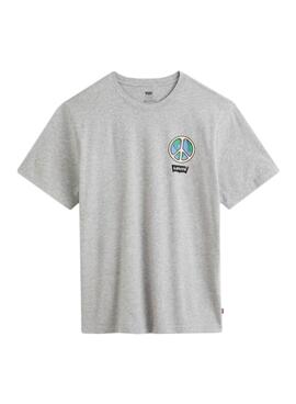 T-Shirt Levis Peace Grau für Herren