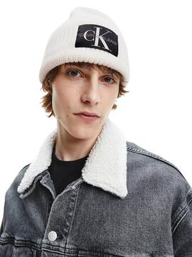 Gorro Calvin Klein Jeans Monogram Weiss