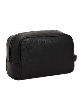 Kulturbeutel Tommy Hilfiger Essential PU Schwarz Herren