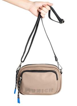 Handtasche Minich Deep Crossbody Taupe für Damen