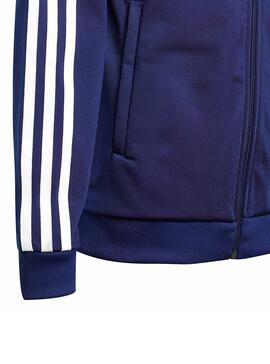 Jacke Adidas Track Top Dunkelblau für Junges