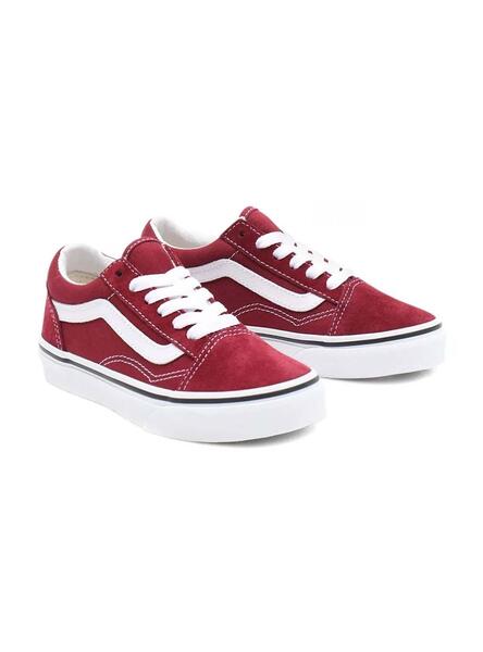 Sneaker Vans Old Skool Bordeaux Junge und Madchen