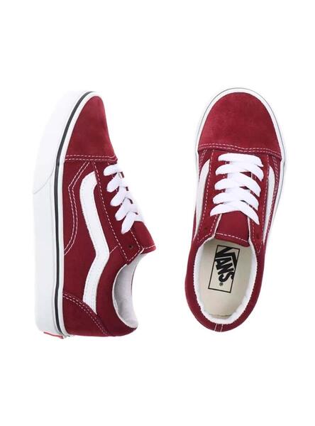 Vans old skool femme bordeau hotsell