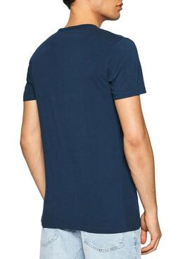 T-Shirt Pepe Jeans Original Basic Marineblau Herren