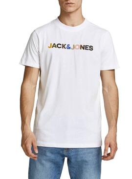 T-Shirt Jack Jones Blablandon Weiss für Herren