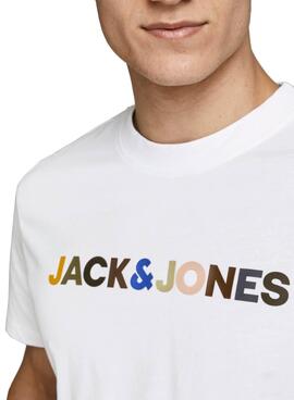 T-Shirt Jack Jones Blablandon Weiss für Herren