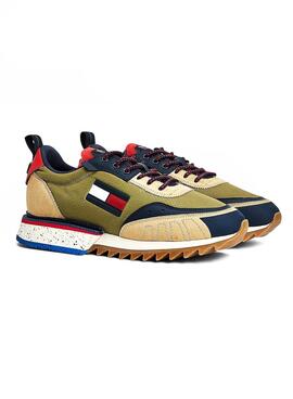 Sneaker Tommy Jeans Cleated Grün für Herren