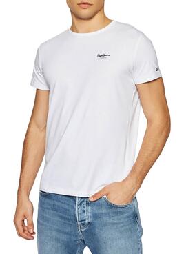 T-Shirt Pepe Jeans Original Basic Weiss Herren