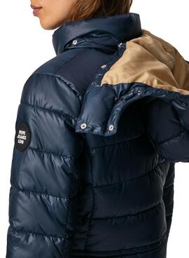 Parka Pepe Jeans Eileen Marineblau für Damen