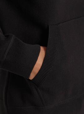 Sweatshirt Superdry Essential Hood Schwarz für Damen