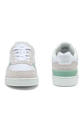 Sneaker Lacoste T-Clip Leather Weiss für Damen