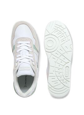 Sneaker Lacoste T-Clip Leather Weiss für Damen