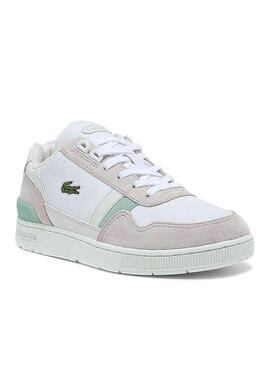 Sneaker Lacoste T-Clip Leather Weiss für Damen