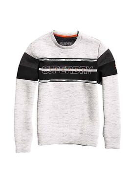 Sweatshirt Superdry Gym Tech Grey Herren