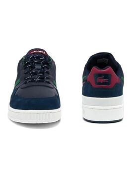 Sneaker Lacoste T-Clip Marineblau Piel für Herren