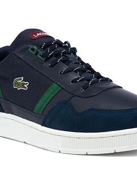 Sneaker Lacoste T-Clip Marineblau Piel für Herren