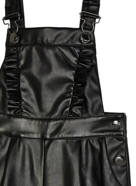 Latzhose Mayoral Leatherette Schwarz für Mädchen