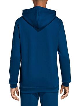 Sweatshirt Adidas Trefoil Hoodie Blau Leyend Man