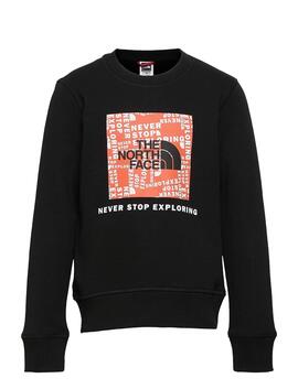 Sweatshirt The North Face Explorer Schwarz für Junge