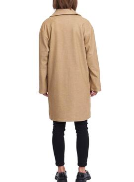 Mantel Vila Lunes Camel für Damen